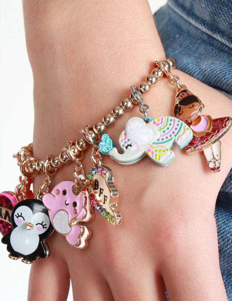 Charm It! Kolye & Bileklik Charm // Glitter Elephant
