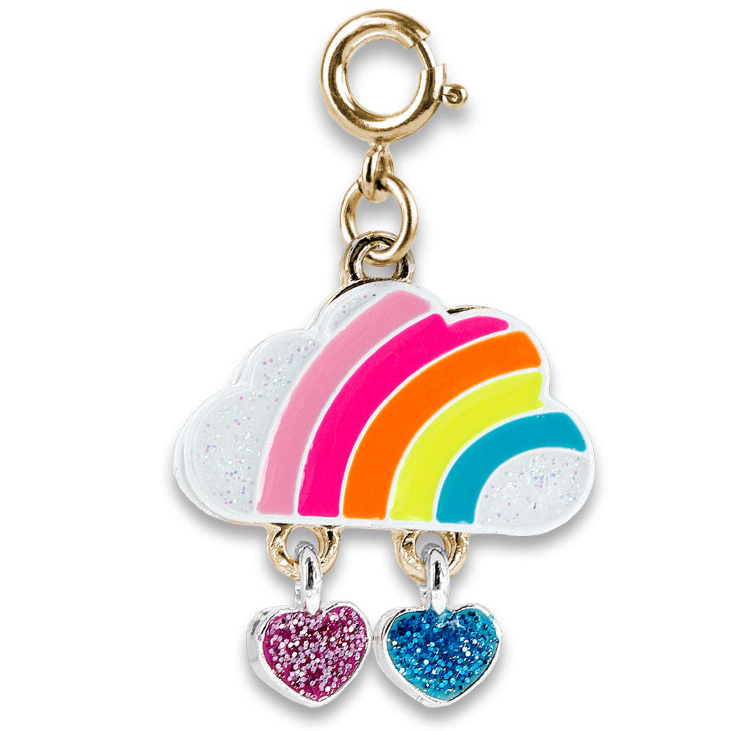 Charm It! Kolye & Bileklik Charm // Gold Rainbow Cloud