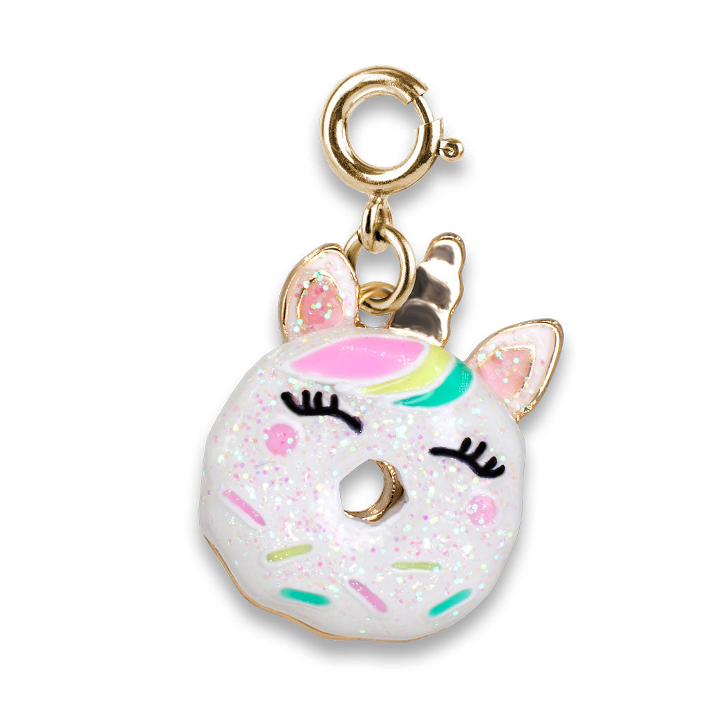 Charm It! Kolye & Bileklik Charm // Gold Unicorn Donut