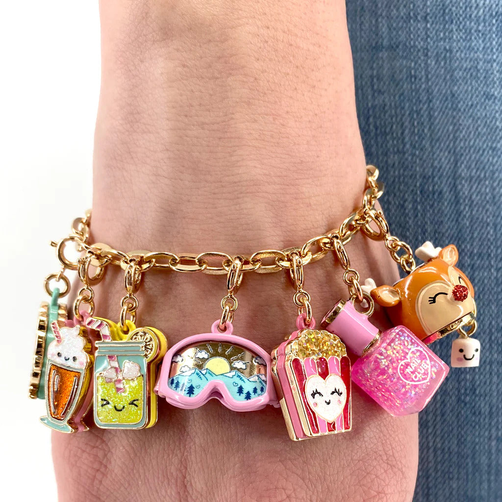 Charm It! Kolye & Bileklik Charm // Gold Glitter Lemonade