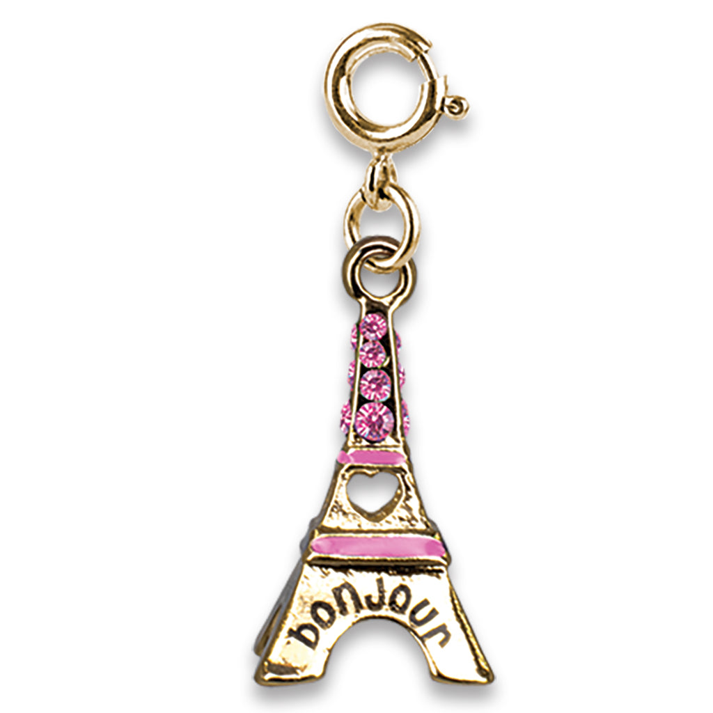 Charm It! Kolye & Bileklik Charm // Gold Eiffel Tower