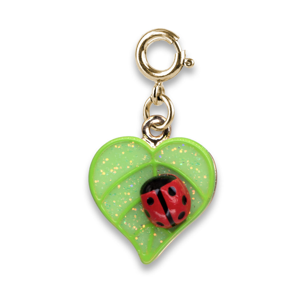 Charm It! Kolye & Bileklik Charm // Gold Glitter Little Ladybug