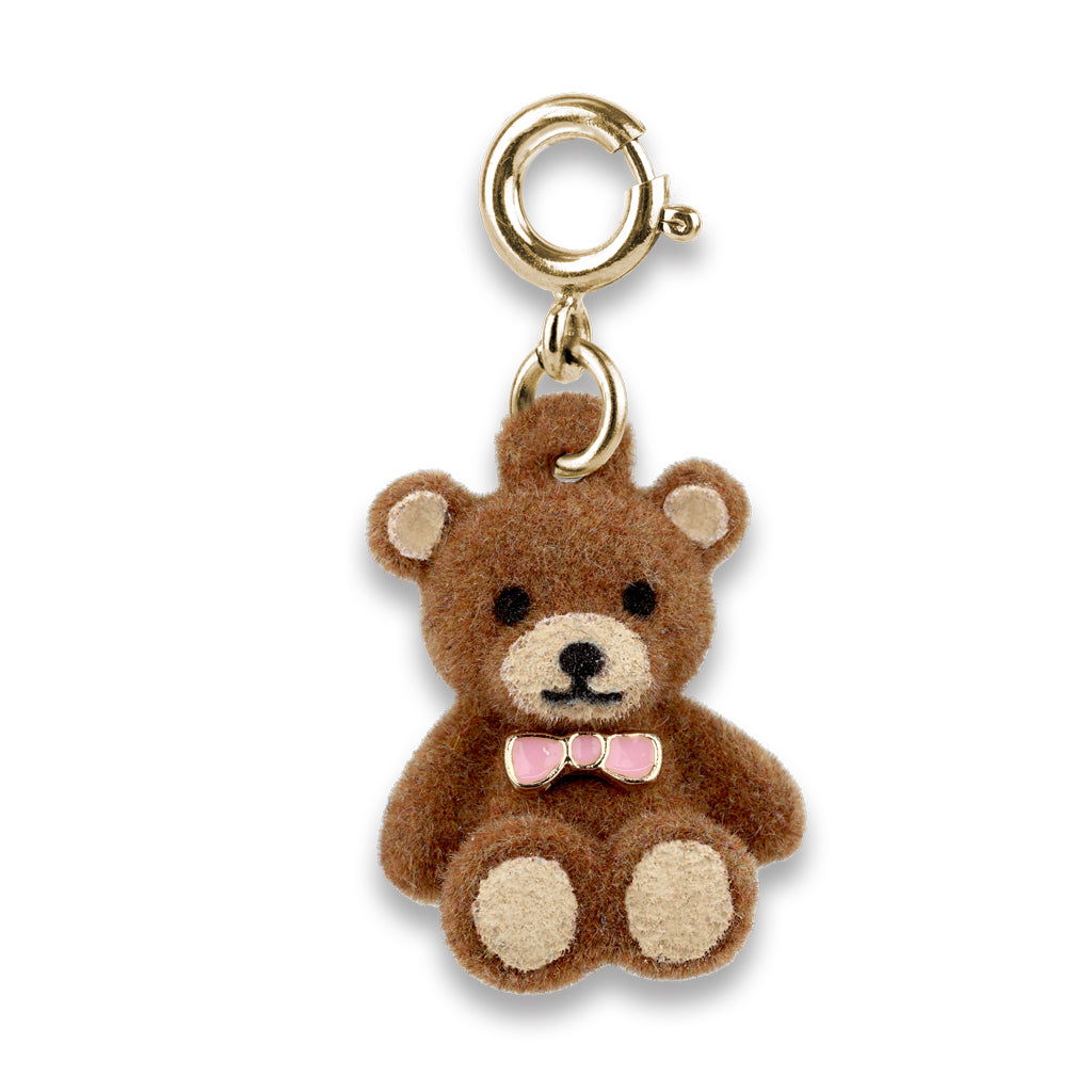 Charm It! Kolye & Bileklik Charm // Gold Fuzzy Bear