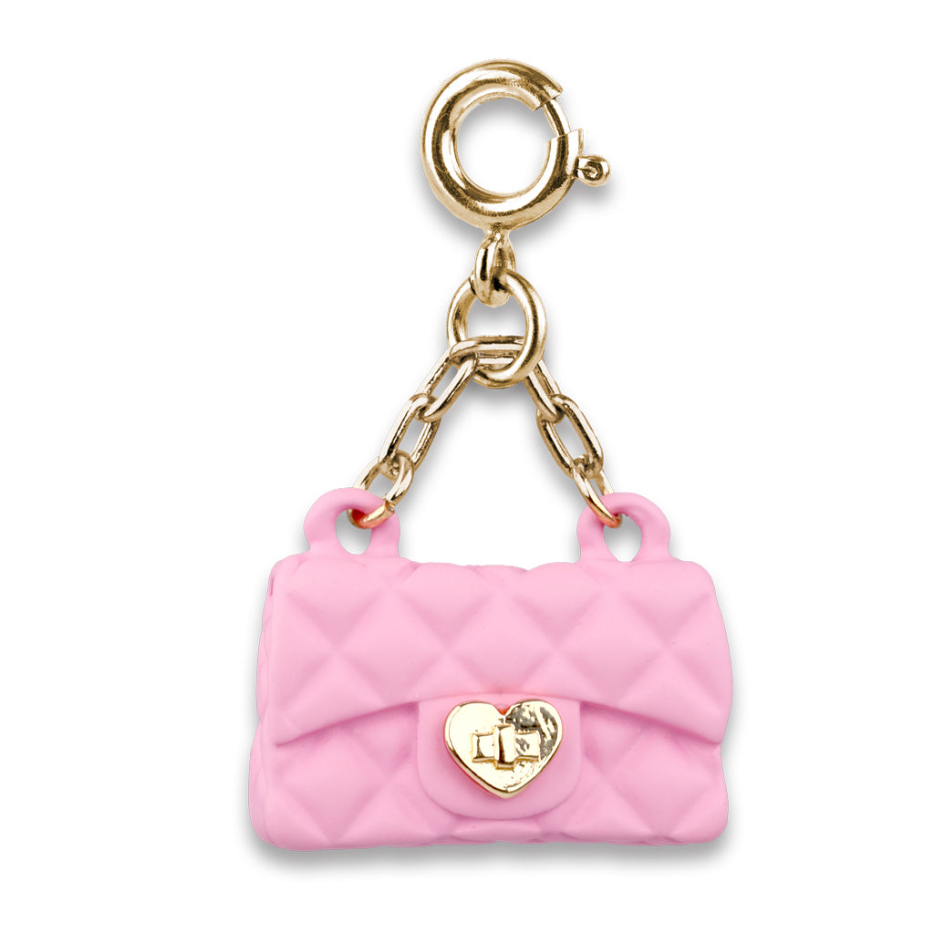 Charm It! Kolye & Bileklik Charm // Gold Pink Purse