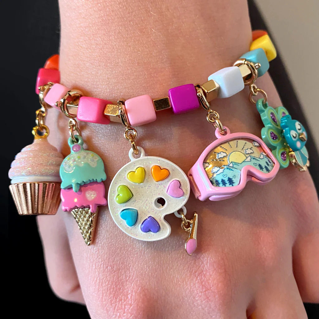 Charm It! Kolye & Bileklik Charm // Gold Ski Goggles