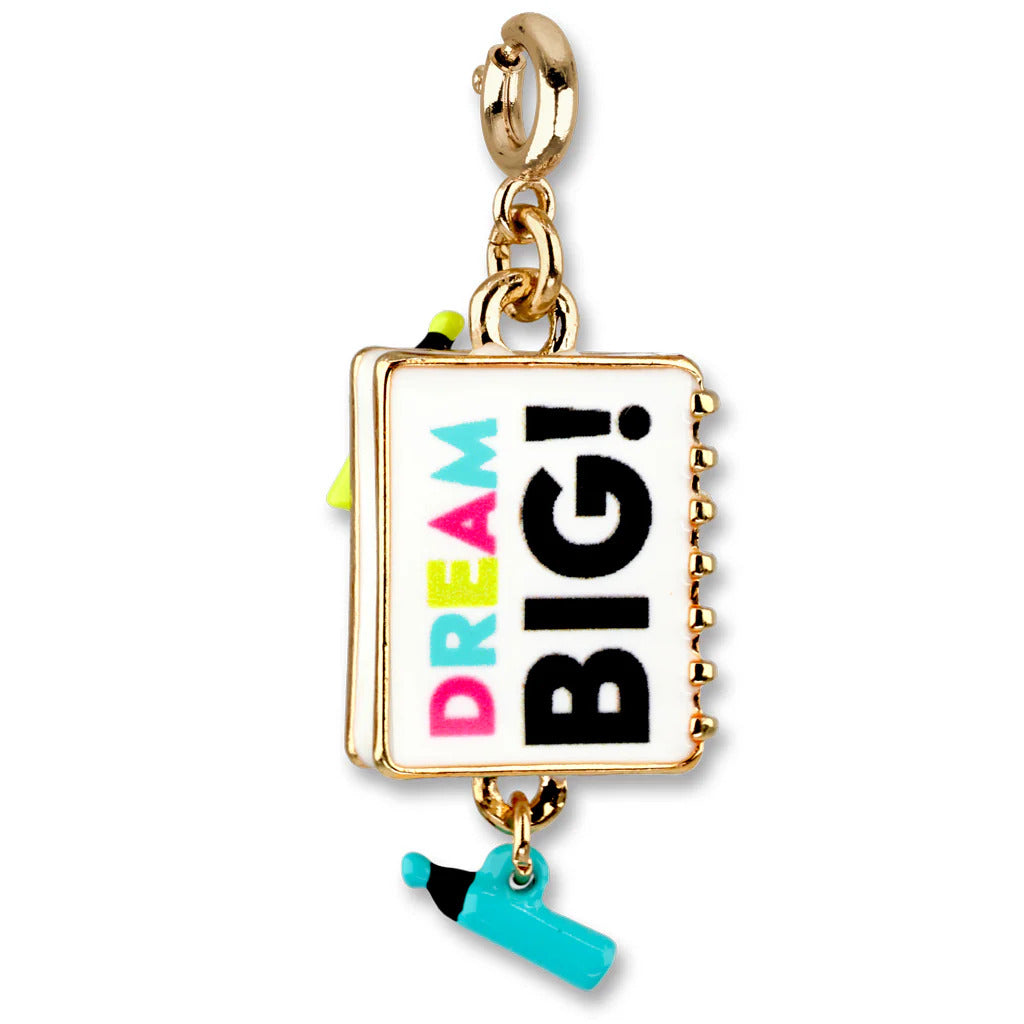 Charm It! Kolye & Bileklik Charm // Gold Bright Ideas Notebook