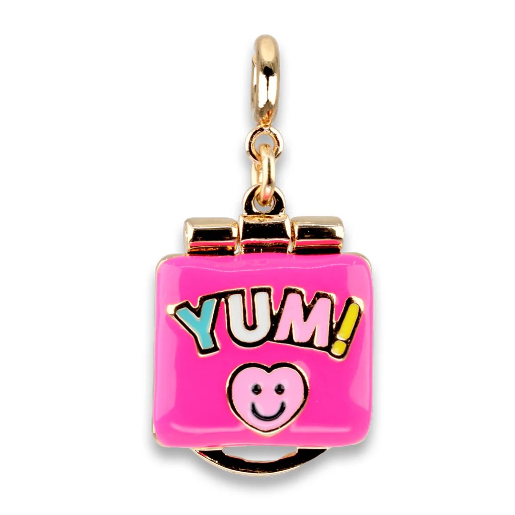 Charm It! Kolye & Bileklik Charm // Gold Lunchbox