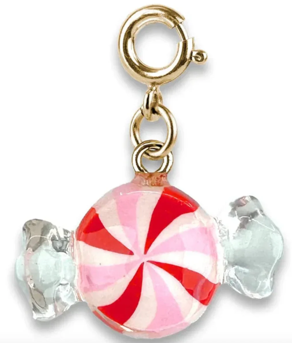 Charm It! Kolye & Bileklik Charm // Gold Peppermint Candy
