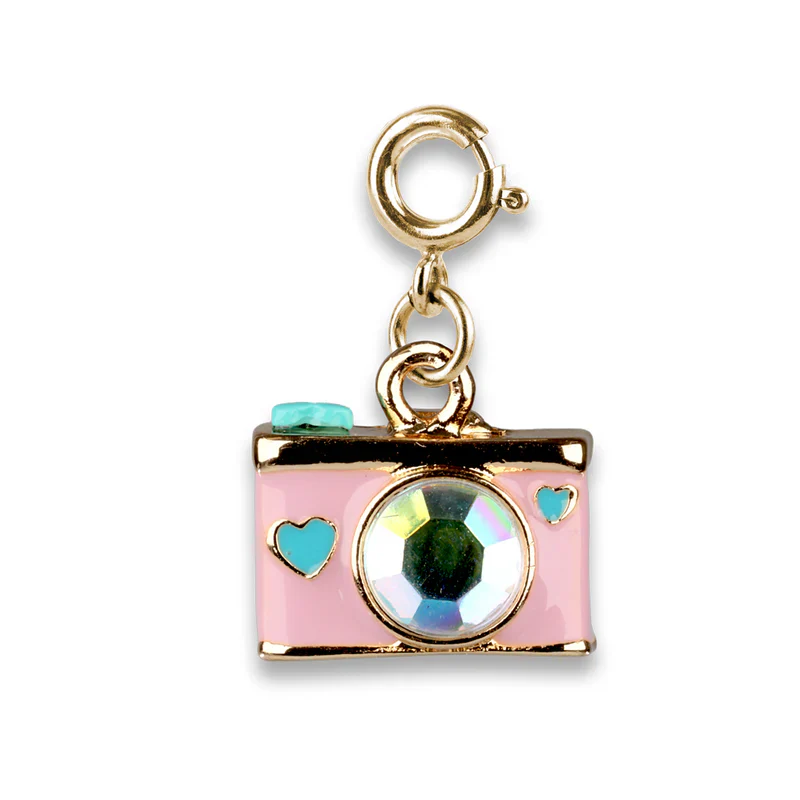 Charm It! Kolye & Bileklik Charm // Gold Camera