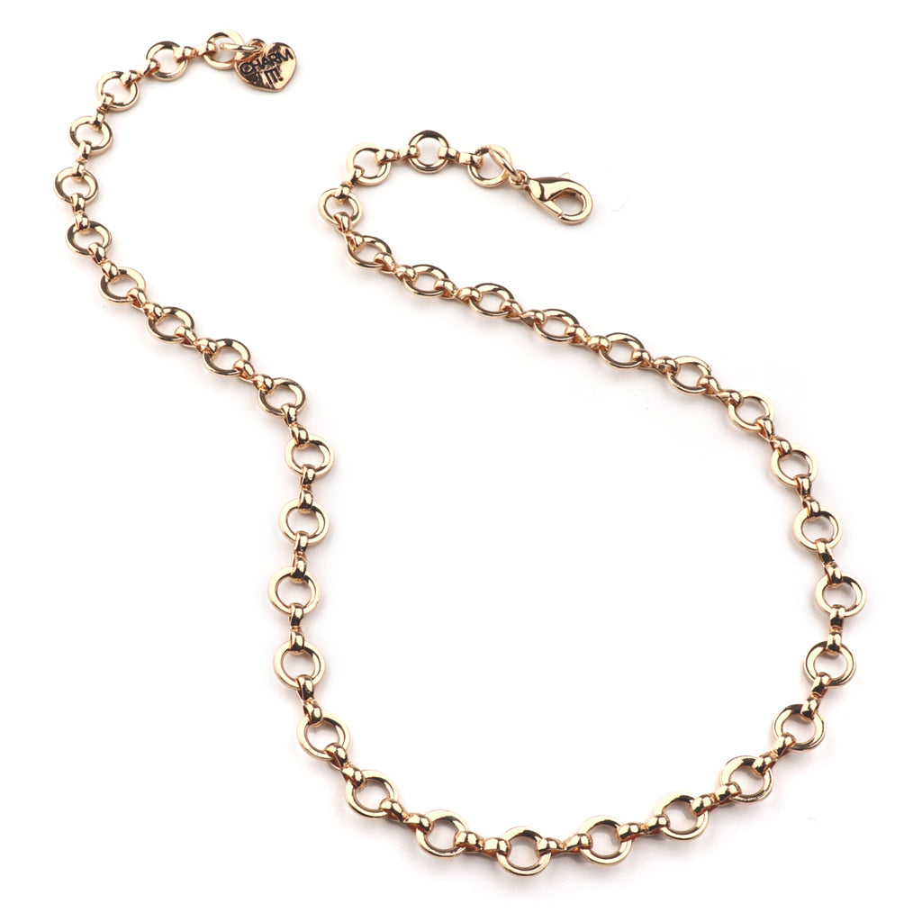 Charm It! Zincir Choker Kolye // Gold