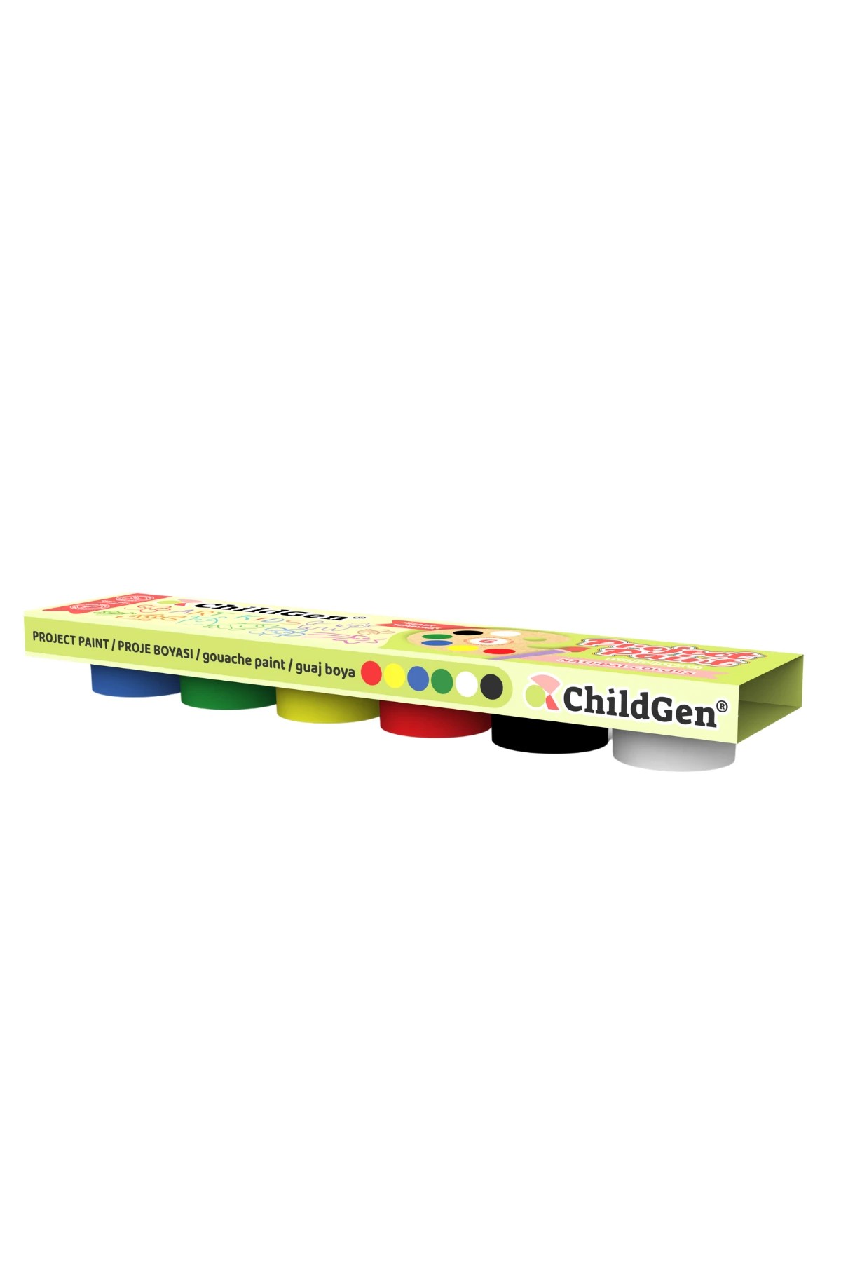 Childgen Doğal Proje Boyası 6X25 ML