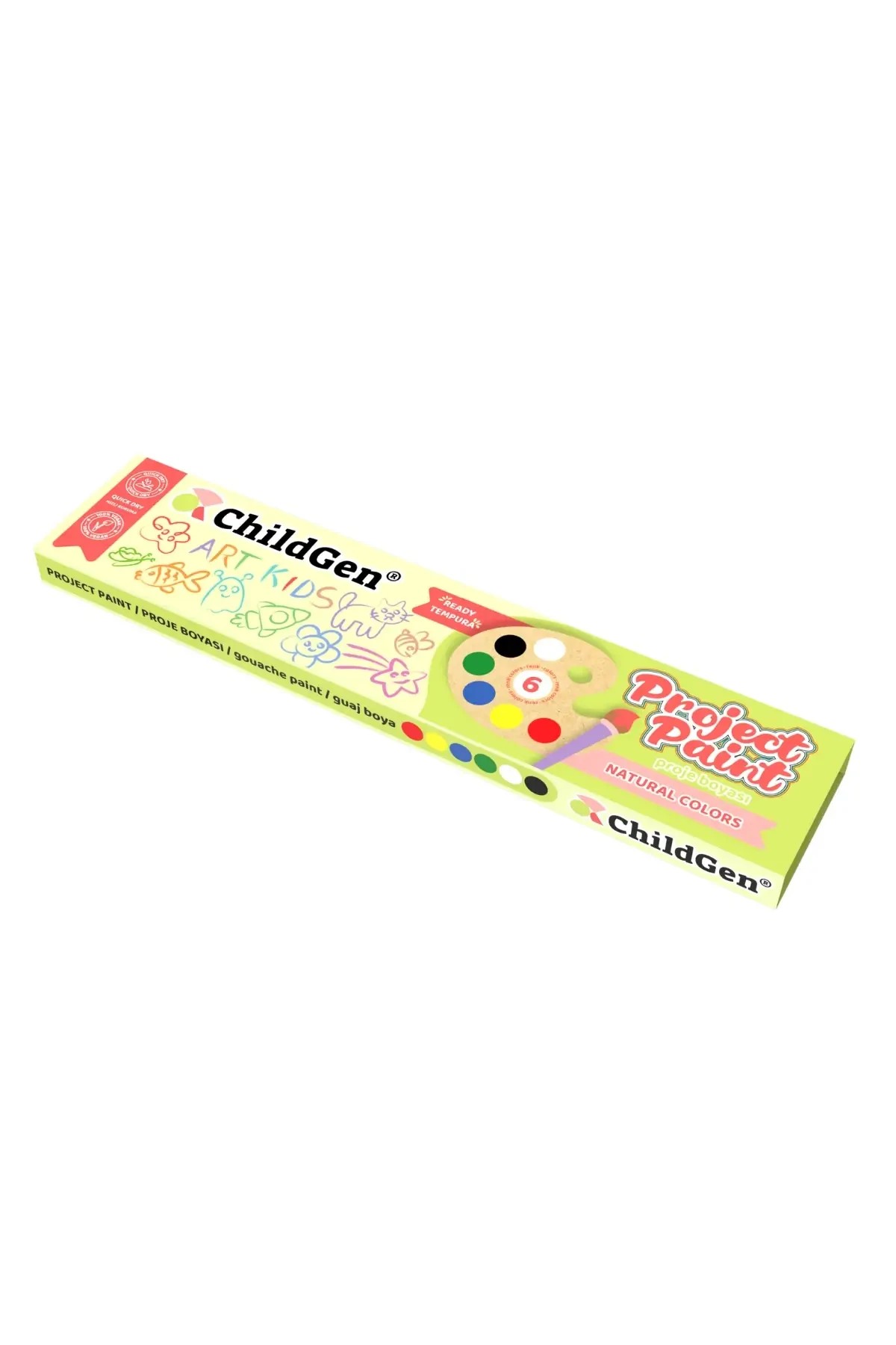 Childgen Doğal Proje Boyası 6X25 ML