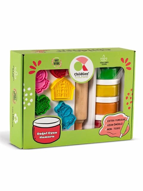 ChildGen Premium Doğal Oyun Hamur Set // &Ccedil;iftlik