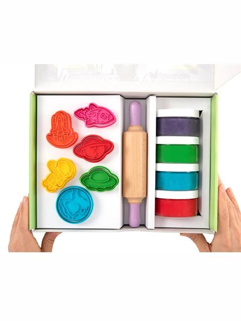 ChildGen Premium Doğal Oyun Hamur Set // Uzay