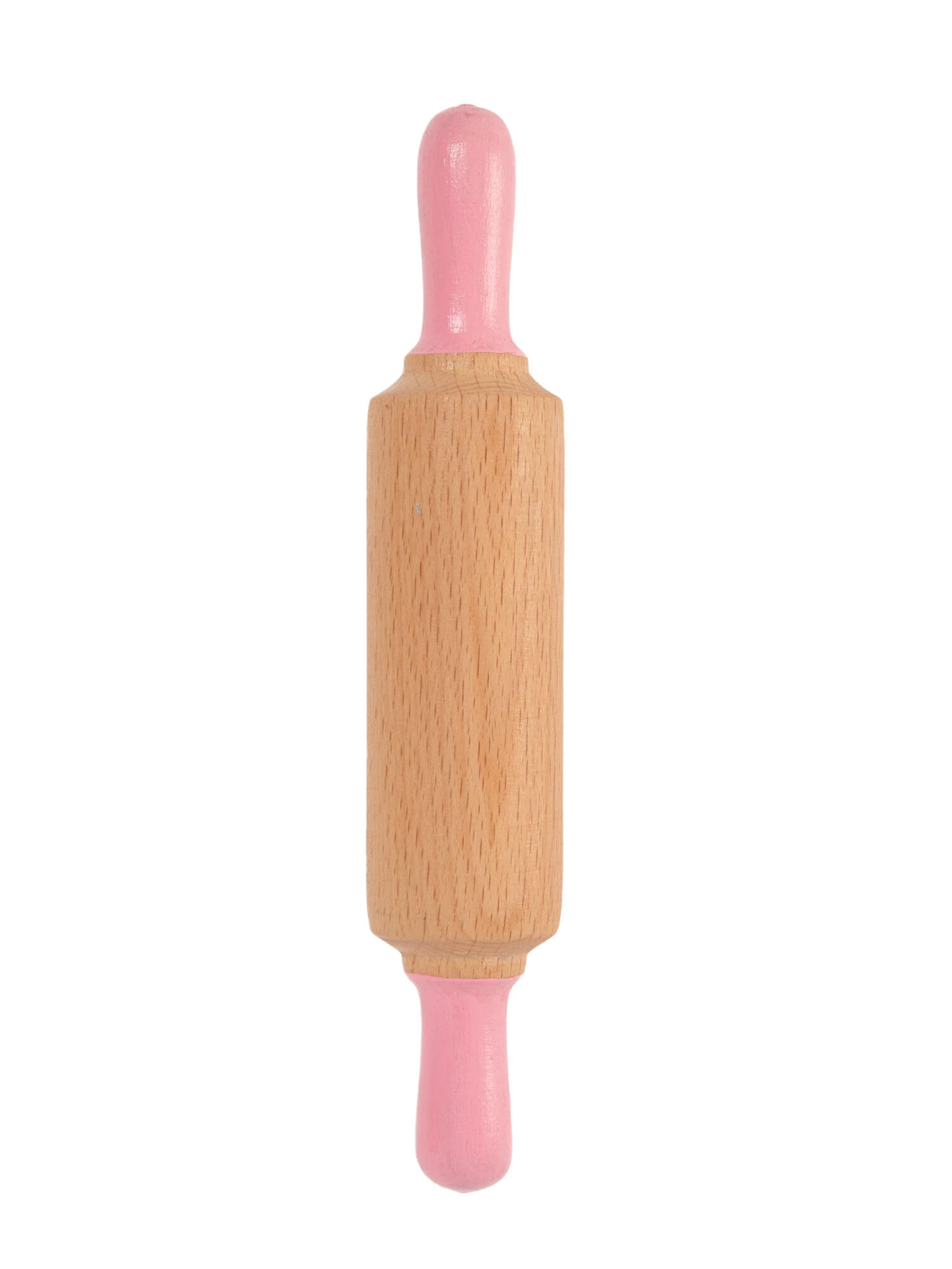 ChildGen Doğal Oyun Hamur ve Aktivite Ahşap Merdane // Pastel Pembe