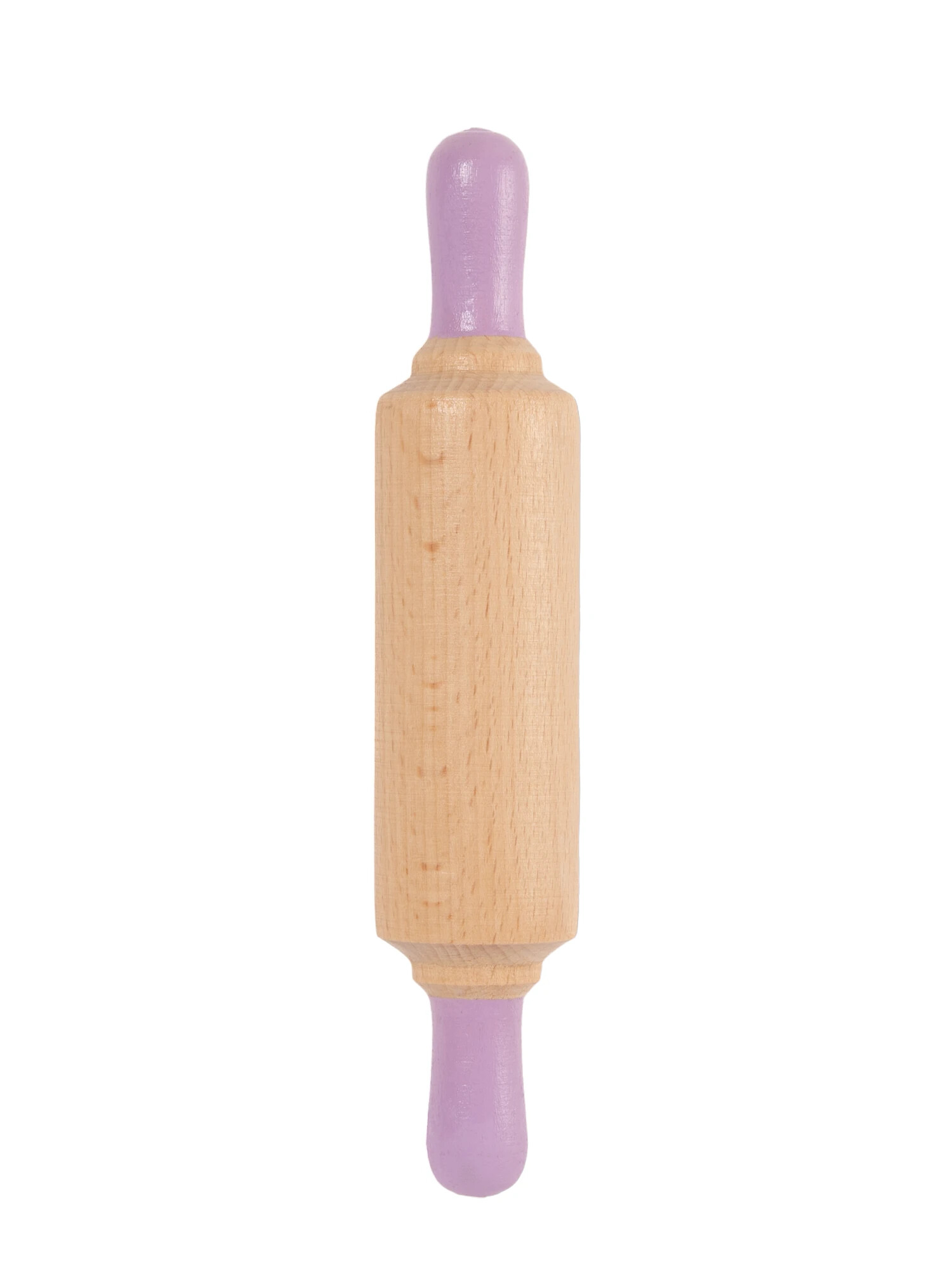 ChildGen Doğal Oyun Hamur ve Aktivite Ahşap Merdane // Lila