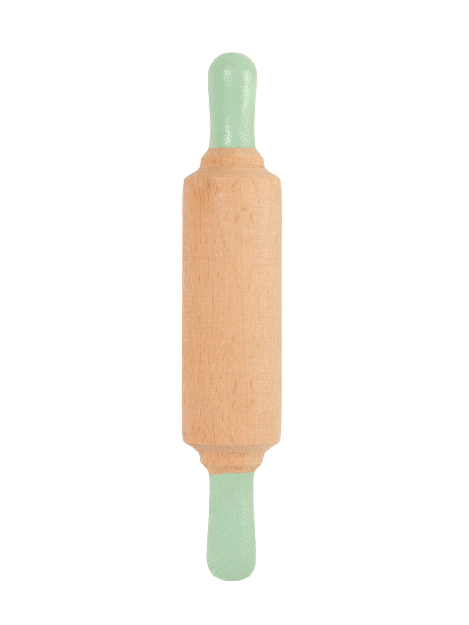 ChildGen Doğal Oyun Hamur ve Aktivite Ahşap Merdane // Pastel Yeşil