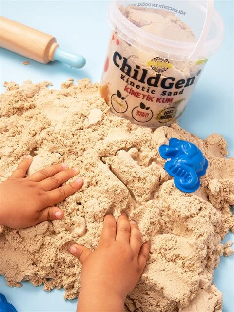 ChildGen Doğal Kinetik Kum (1 kg) // Natural