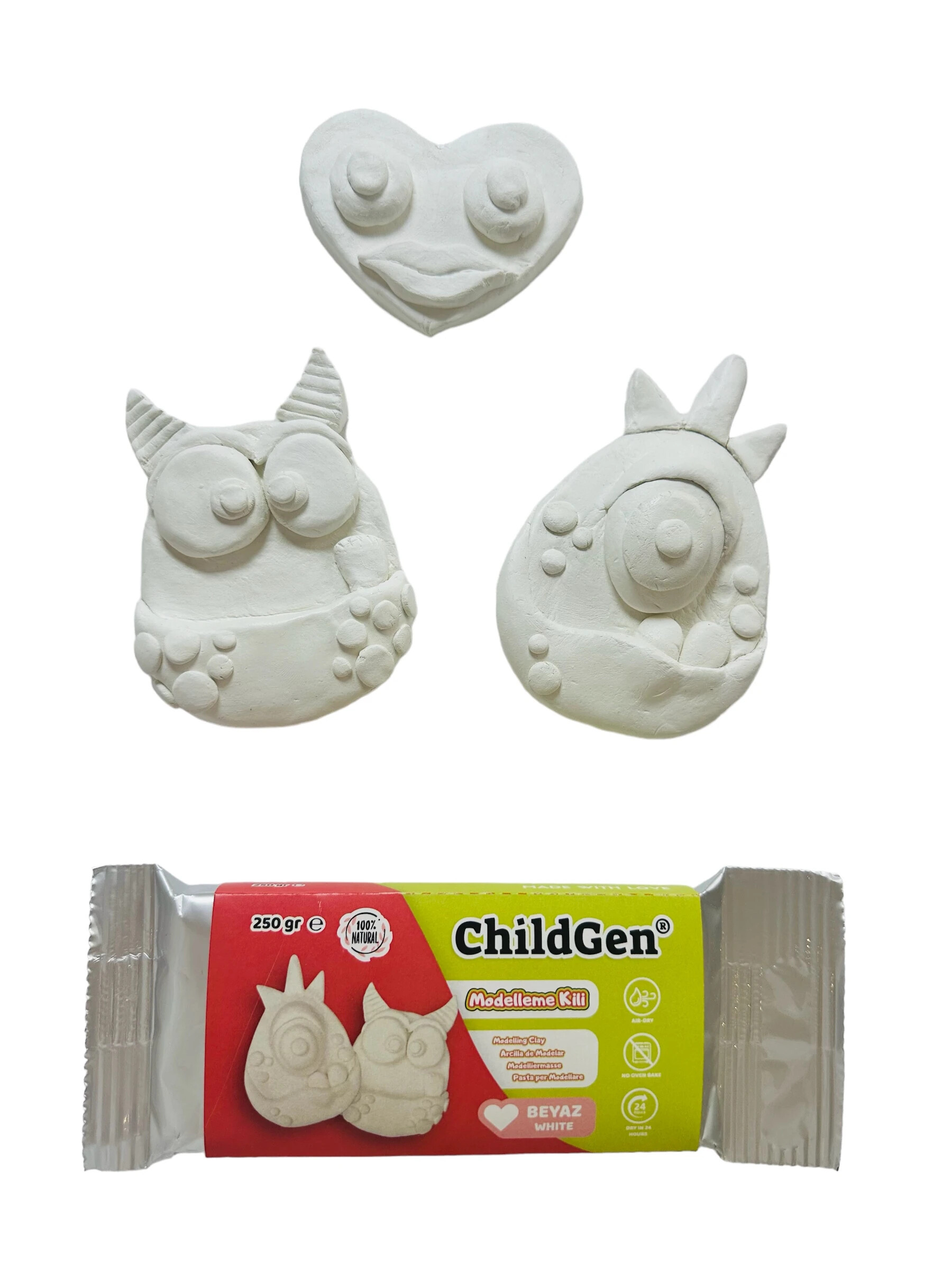 ChildGen Hava ile Kuruyan Doğal Modelleme Kili