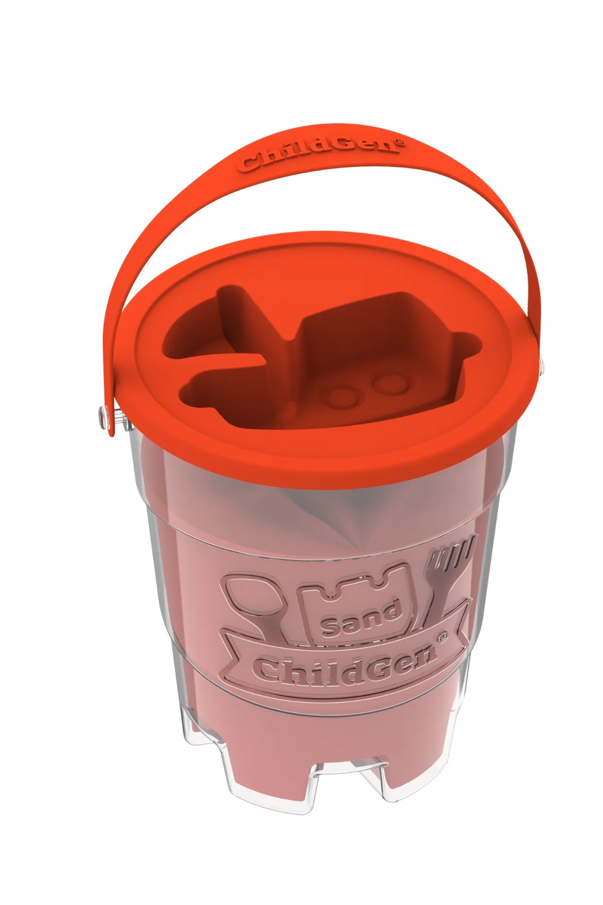 Childgen Kinetik Kum 500 Gr -Kırmızı