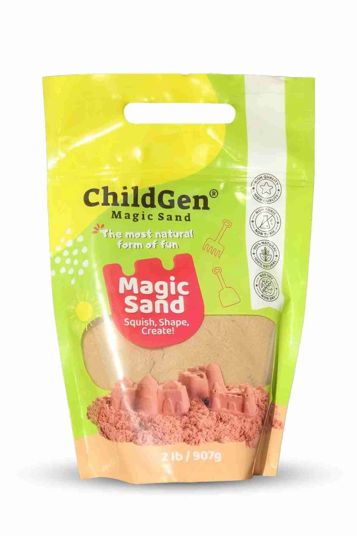 Childgen Kinetik Kum RefillPack 907 gr - Natural