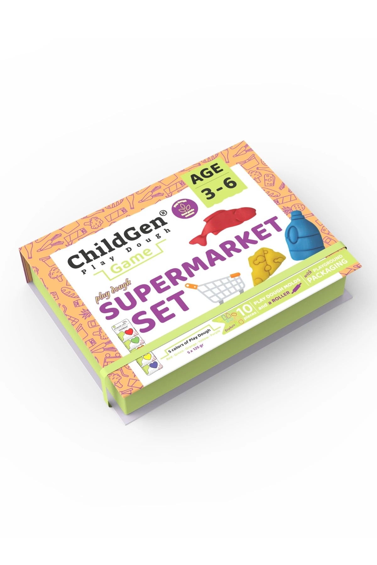Childgen Süper Market Sahneli Oyun Hamuru Kutusu