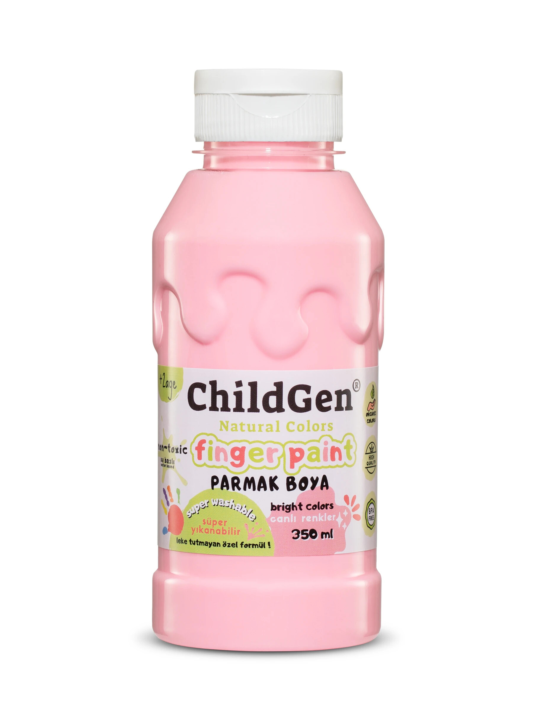 ChildGen Yıkanabilir Parmak Boya Set (3 Adet) // Pastel2