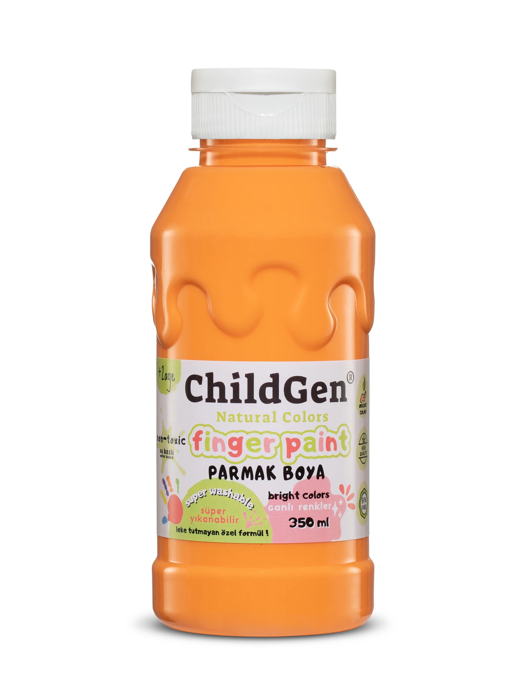 ChildGen Yıkanabilir Parmak Boya Set (3 Adet) // Pastel