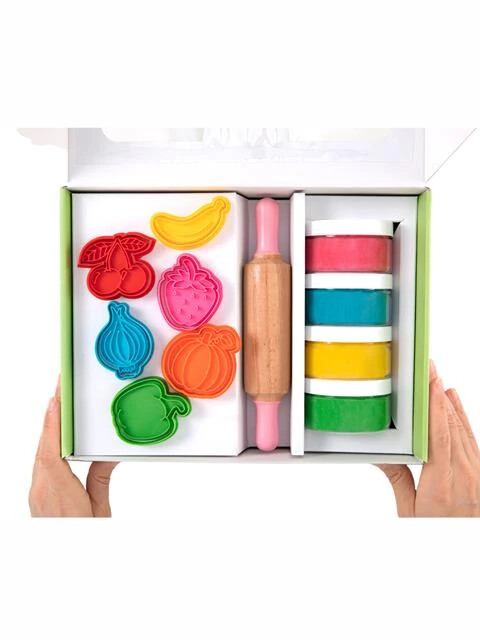 ChildGen Premium Doğal Oyun Hamur Set // Meyve ve Sebze