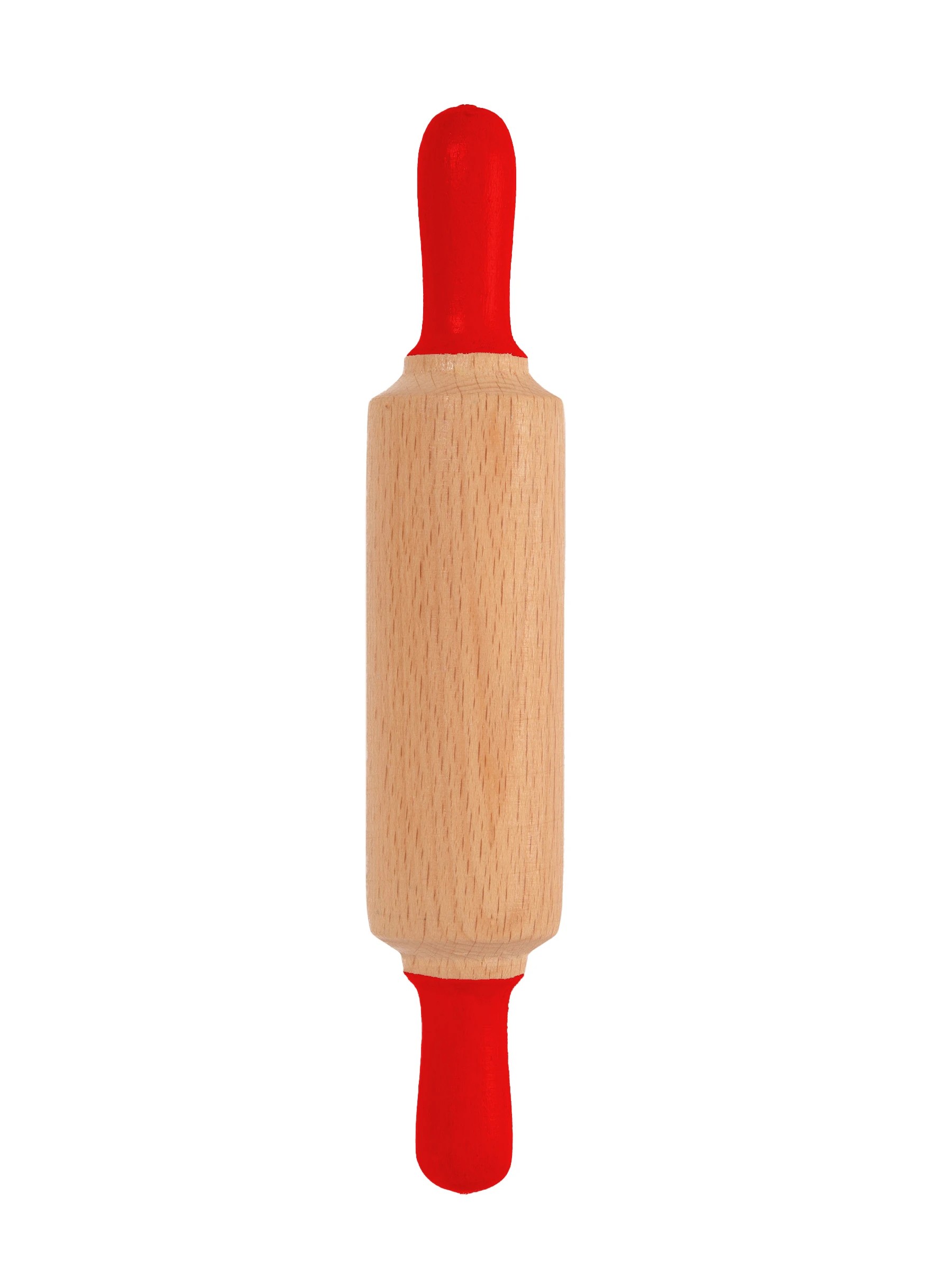 Childgen Mini Ahşap Merdane-Kırmızı