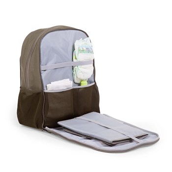 Childhome Daddy Bag Sırt &Ccedil;antası Kanvas // Haki