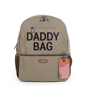 Childhome Daddy Bag Sırt &Ccedil;antası Kanvas // Haki