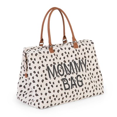ChildHome Mommy Bag Anne Bebek Bakım &Ccedil;antası // Kanvas & Leopard