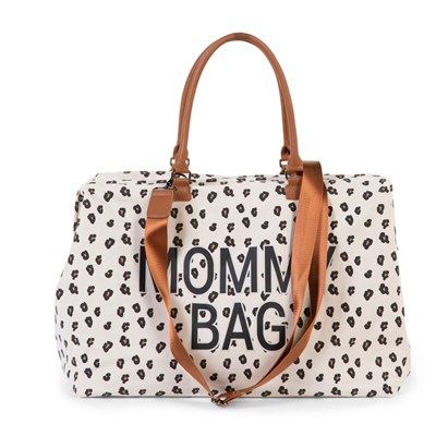ChildHome Mommy Bag Anne Bebek Bakım &Ccedil;antası // Kanvas & Leopard