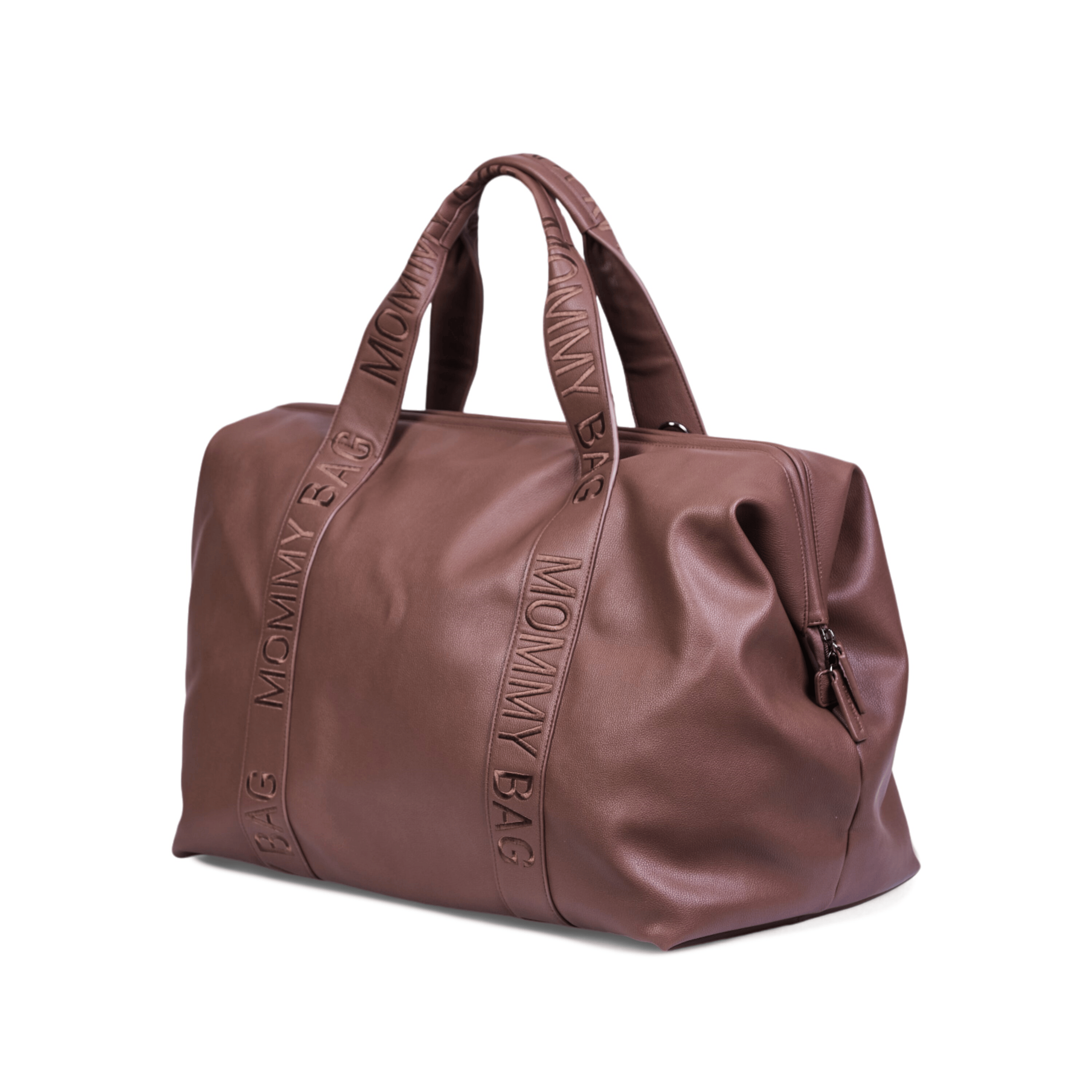 Childhome Mommy Bag &Ccedil;anta Signature Vegan Deri // Koyu Kahve