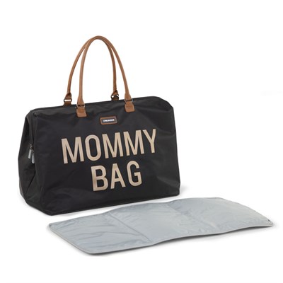 ChildHome Mommy Bag Anne Bebek Bakım &Ccedil;antası // Siyah & Gold