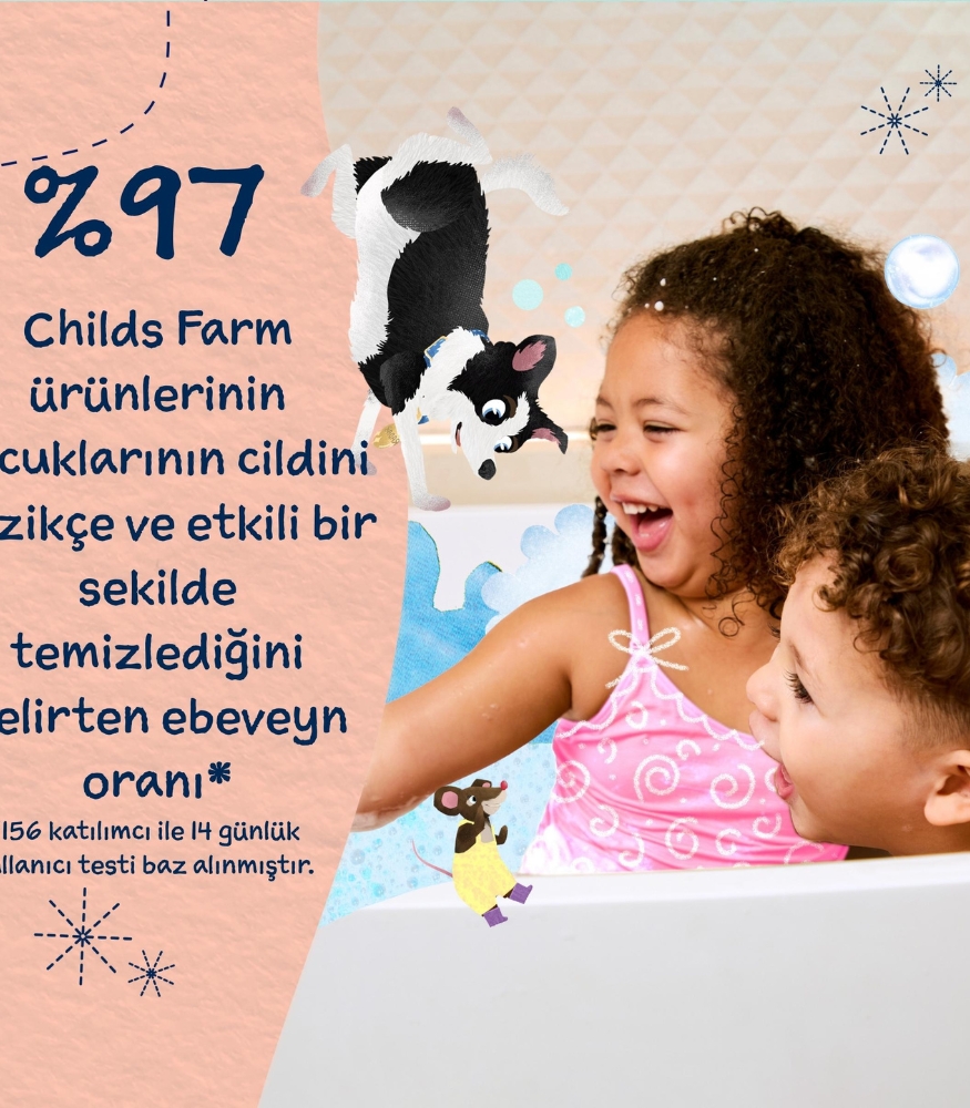 Childs Farm Organik Portakal &Ccedil;ocuk Banyo K&ouml;p&uuml;ğ&uuml;  (250 ml)