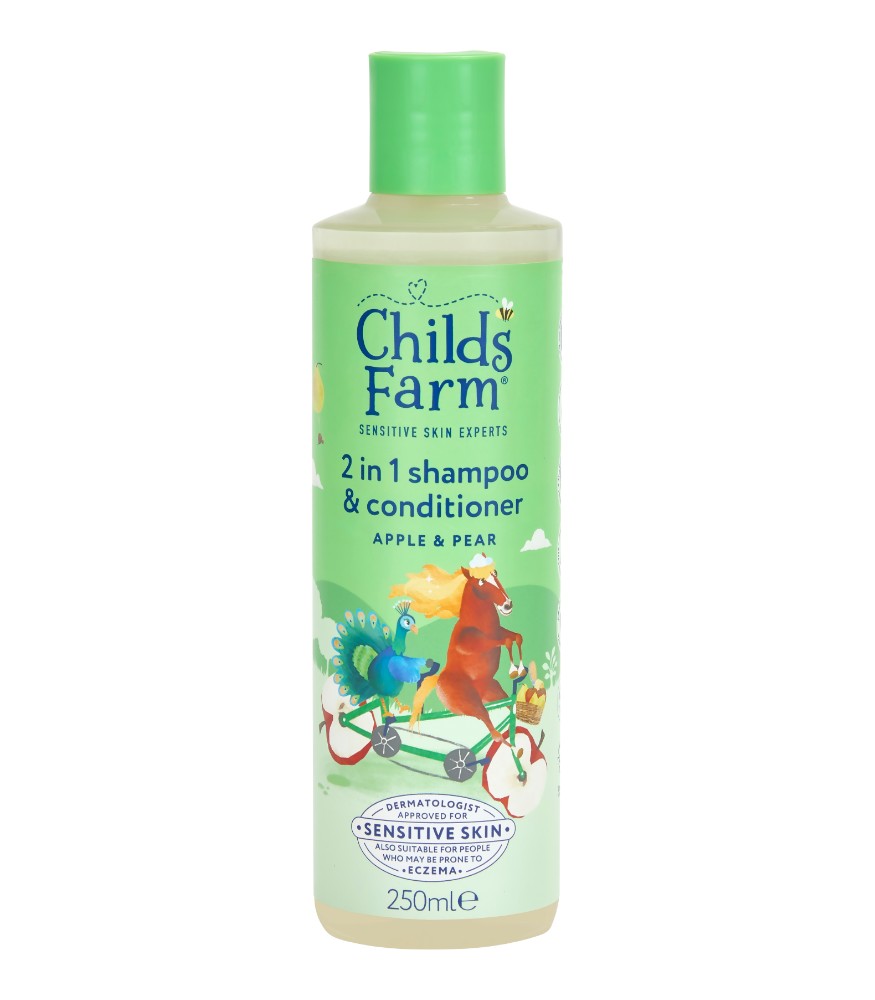 Childs Farm Elma ve Armut &Ouml;zl&uuml; 2 in 1 Şampuan ve Sa&ccedil; Kremi (250 ml)