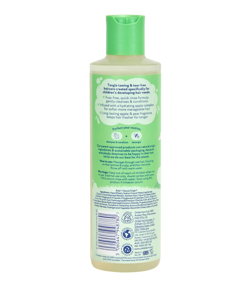 Childs Farm Elma ve Armut &Ouml;zl&uuml; 2 in 1 Şampuan ve Sa&ccedil; Kremi (250 ml)