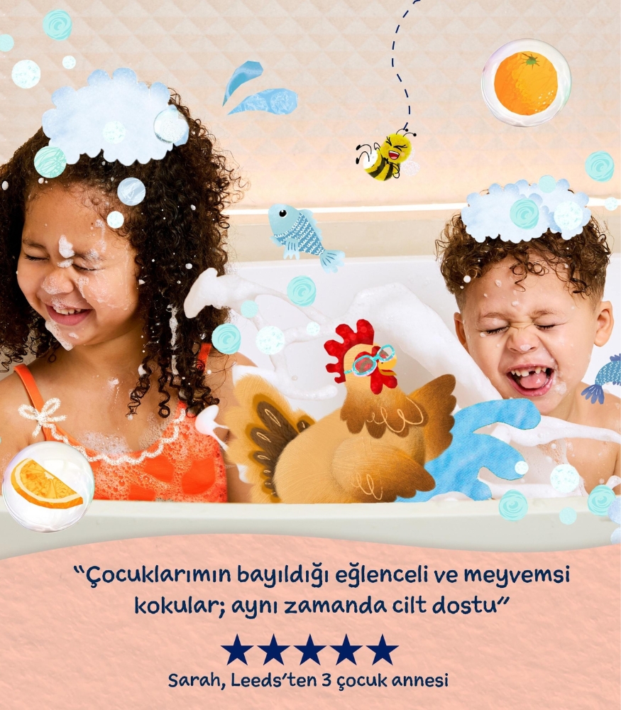 Childs Farm Organik Tatlı Portakal &Ouml;zl&uuml; &Ccedil;ocuk Sa&ccedil; ve V&uuml;cut Şampuan (500ml)