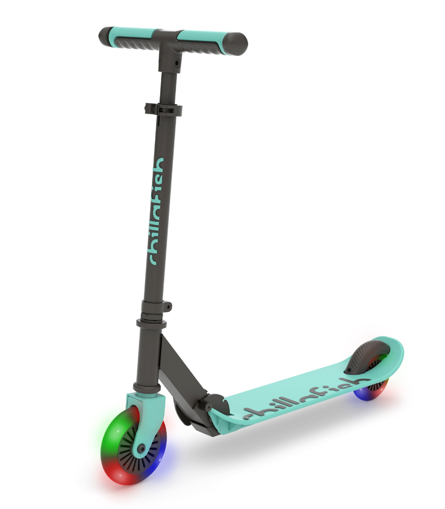Chillafish Flexxi Glow Işıklı Katlanabilir Scooter // Mint