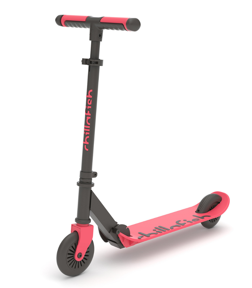 Chillafish Flexxi Trotinette Pieghevole Per Bambini 5+ - Colore Menta Con Ruote Luminose LED