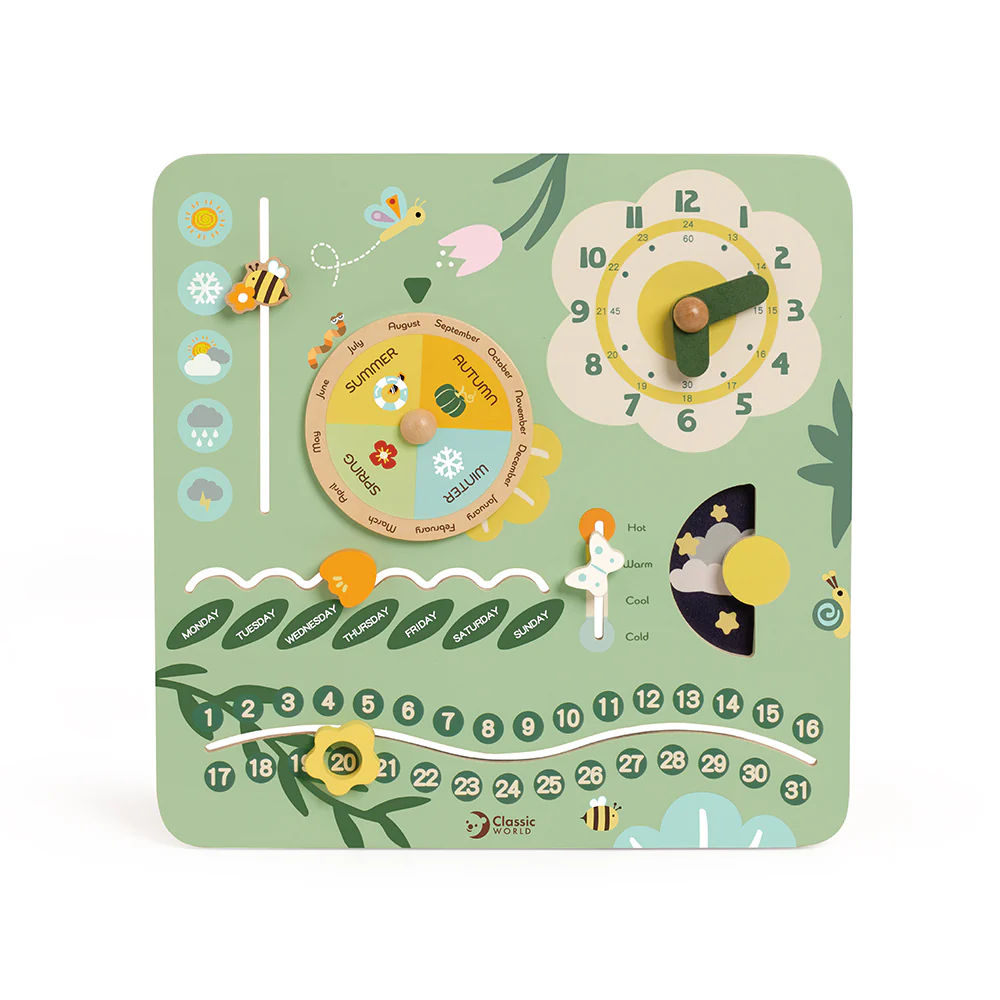 Classic World Ahşap Vintage Takvim