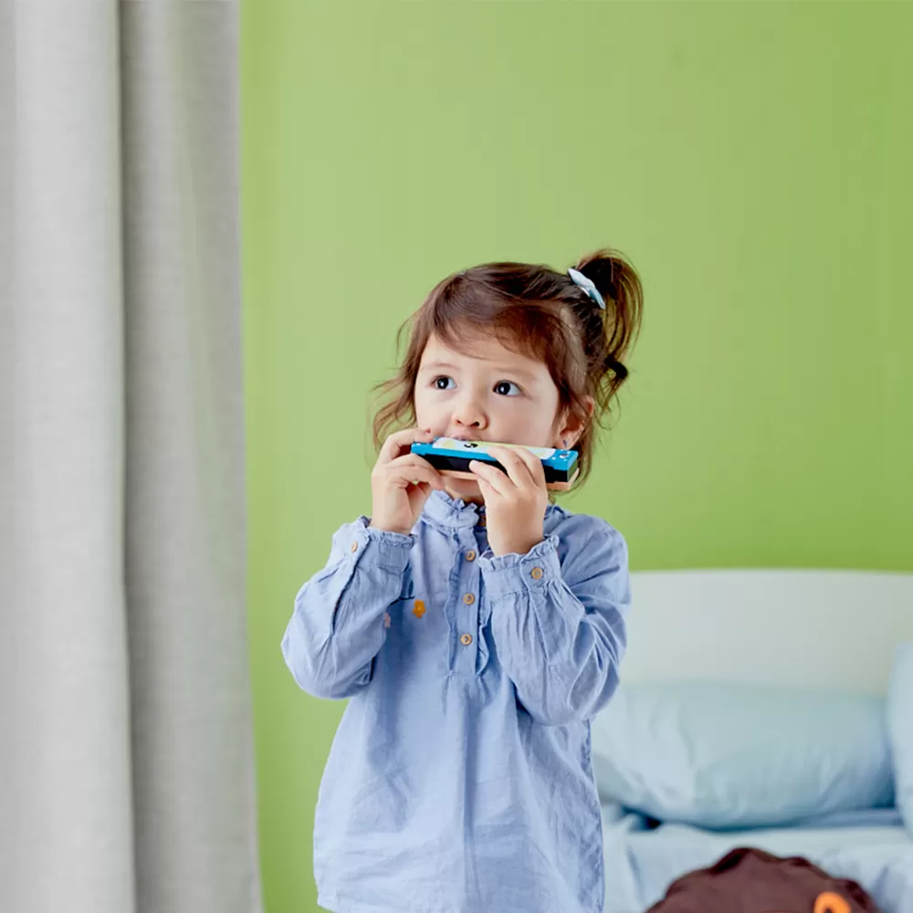 Classic World Ahşap Mızıka // Gri