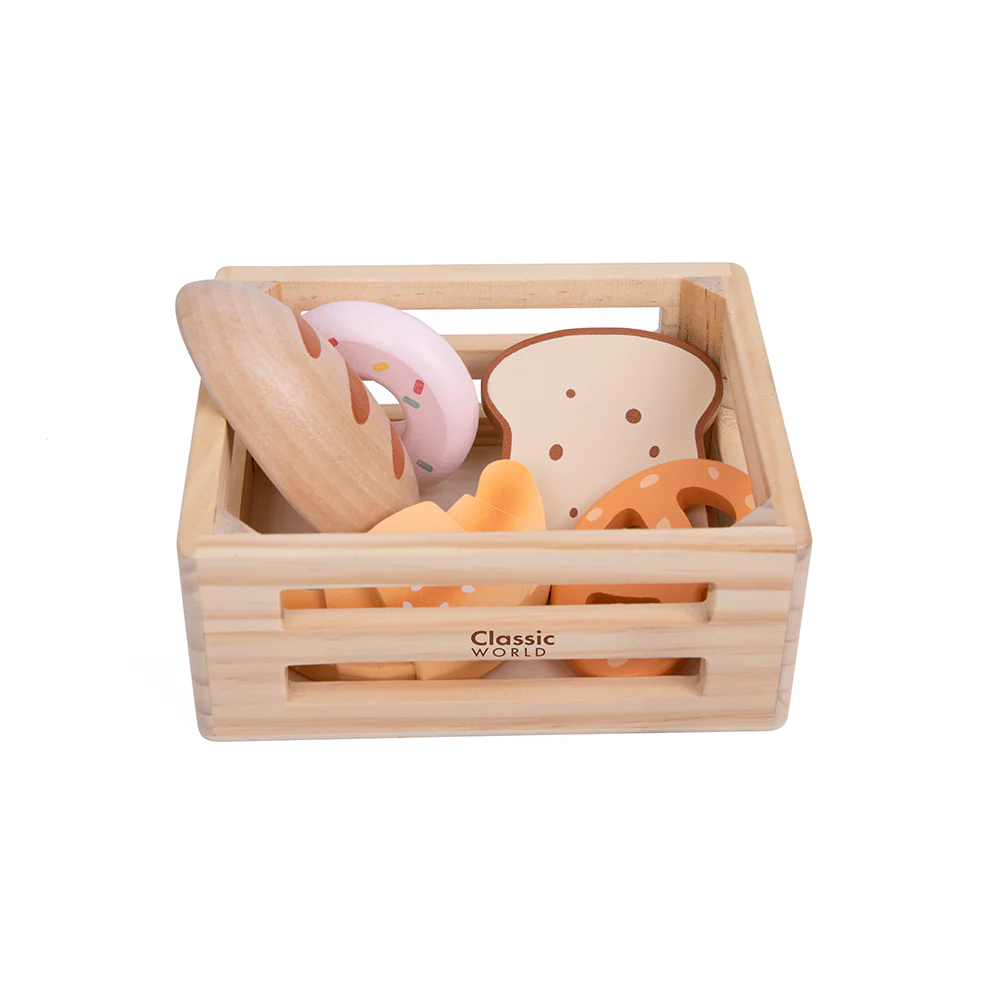 Classic World Ahşap Ekmek Seti