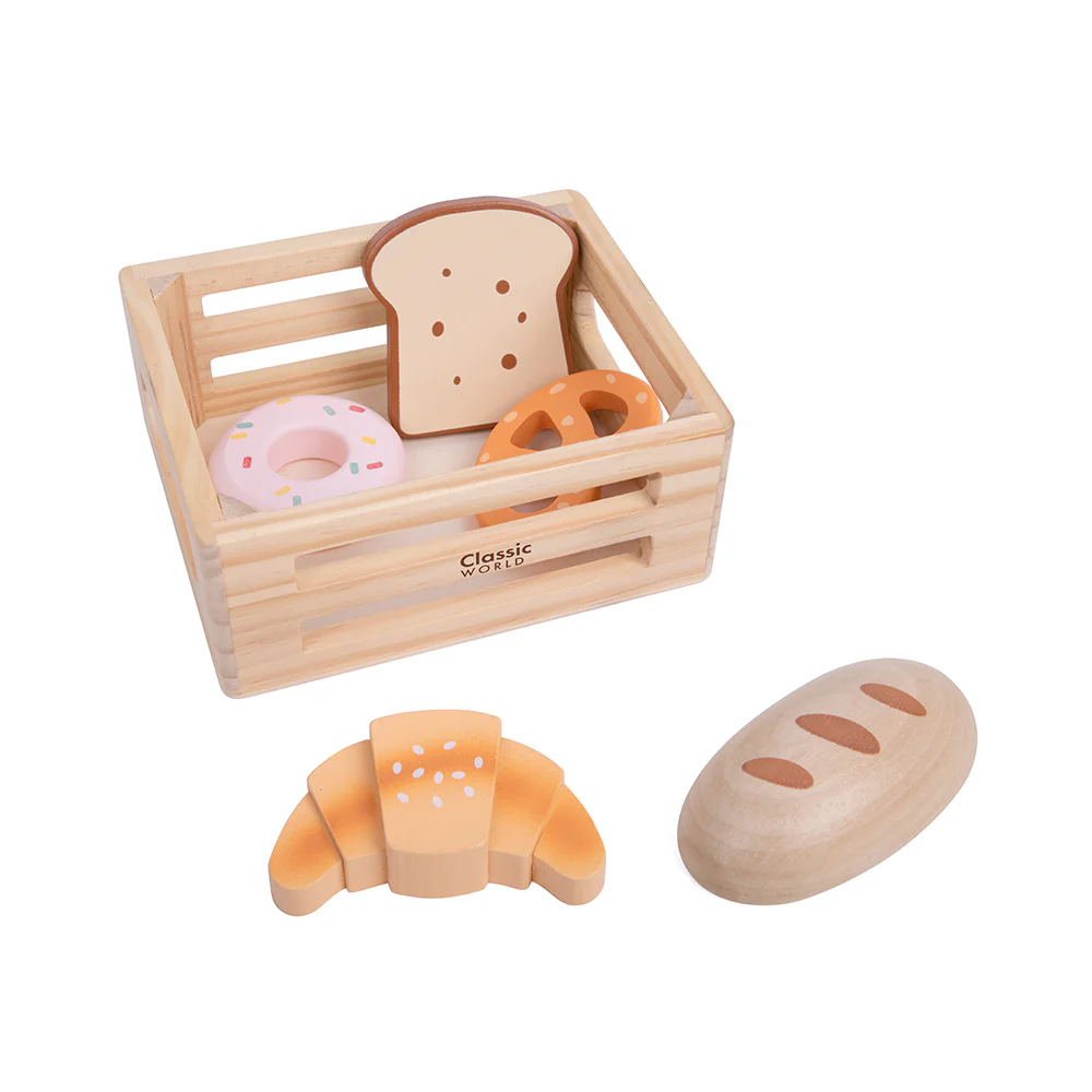 Classic World Ahşap Ekmek Seti