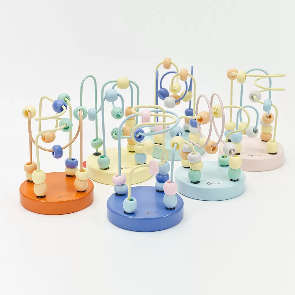 Classic World Ahşap Boncuklu Labirent // Mavi