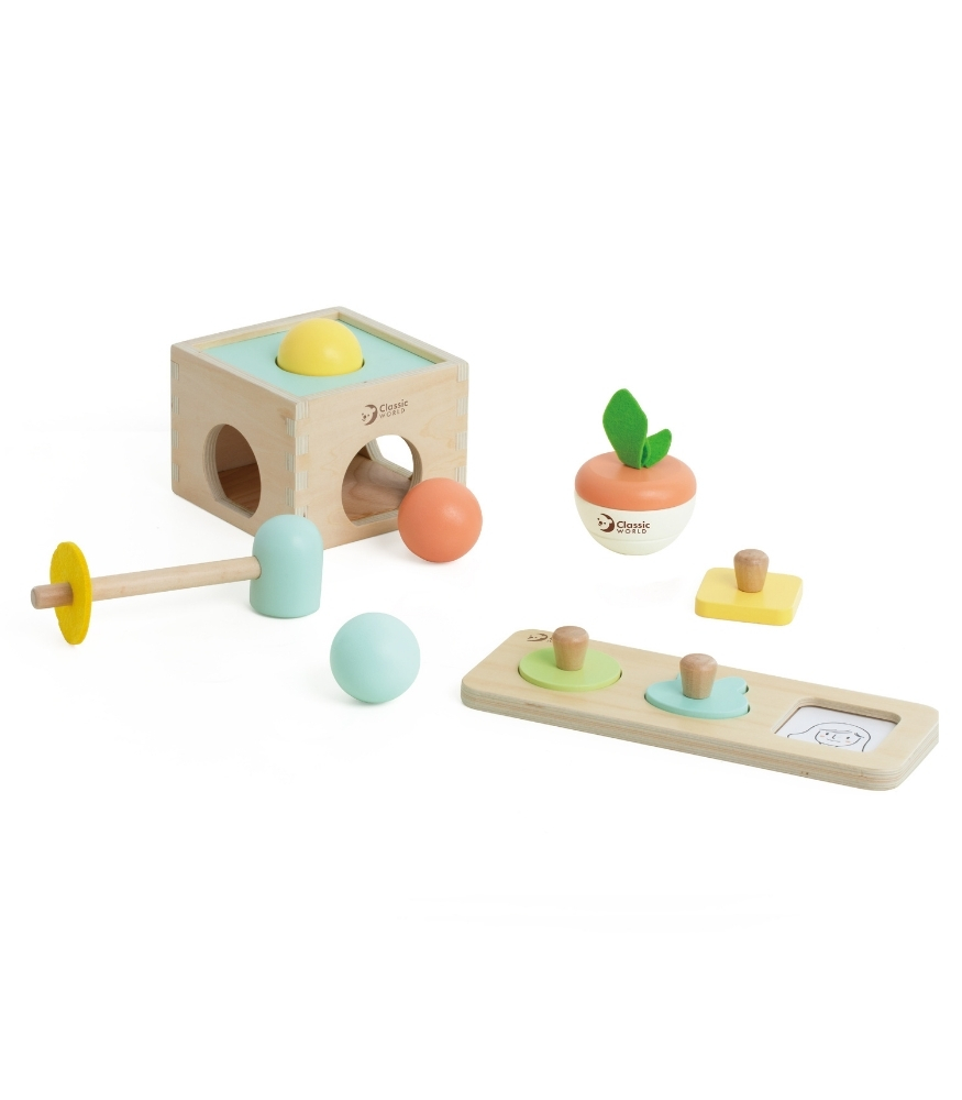 Classic World Ahşap Bebek Aktivite Setii