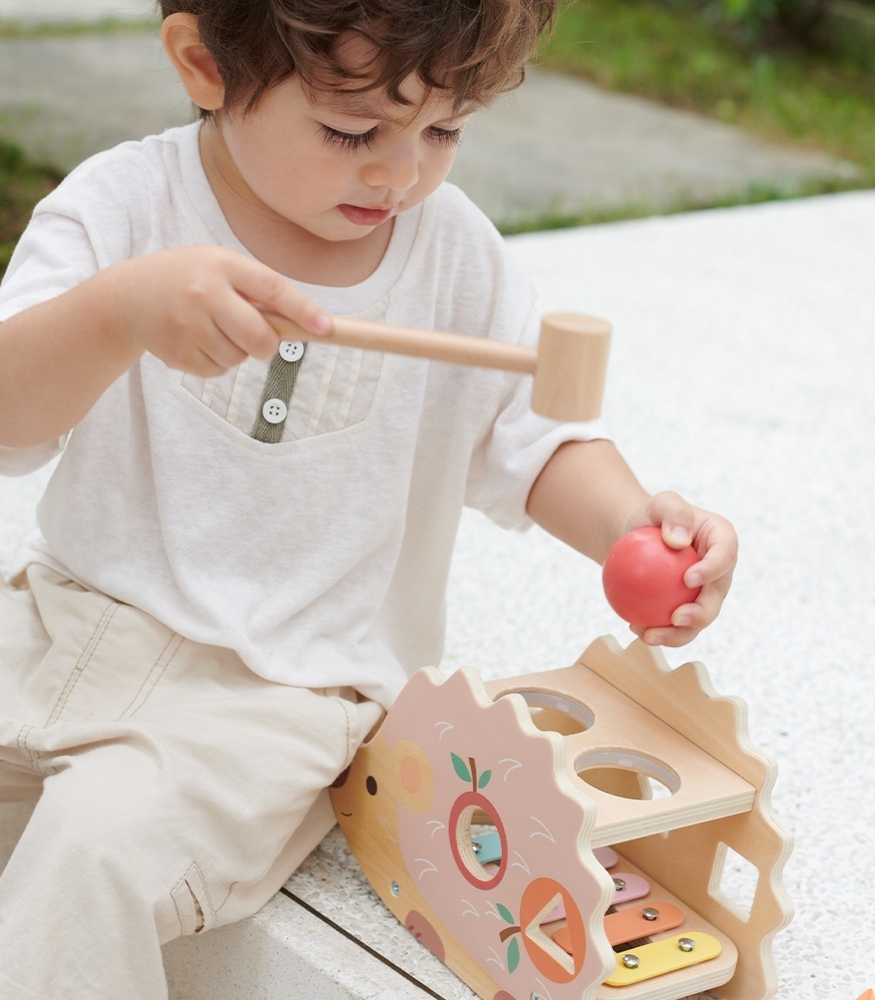 Classic World Ahşap Kirpi Aktivite Oyuncağı