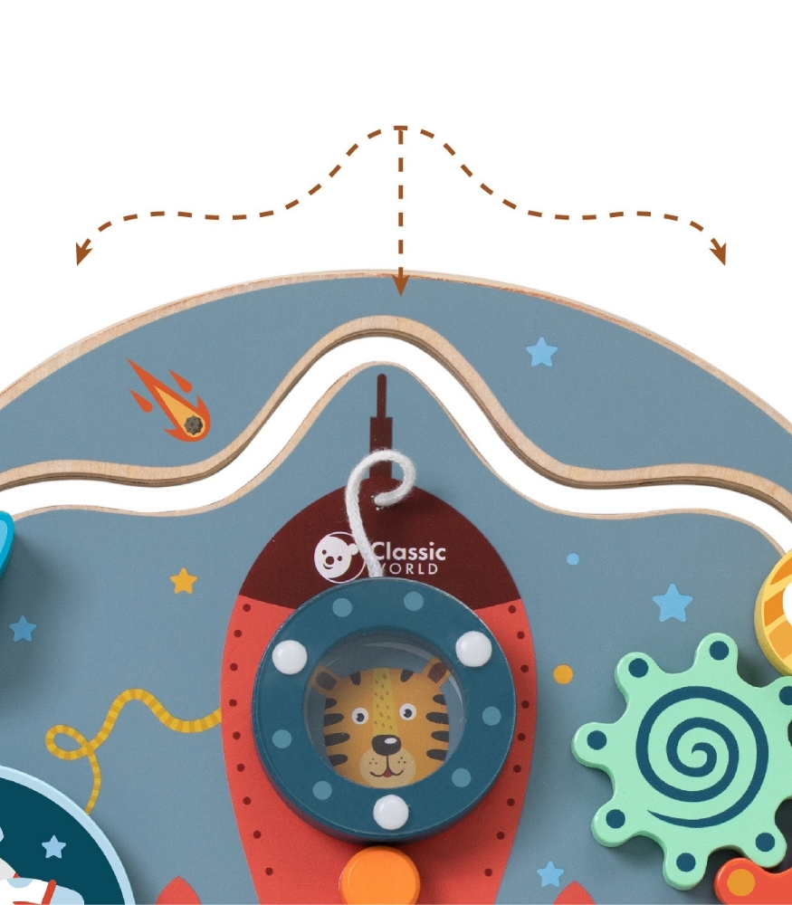 Classic World Ahşap Roket Oyun Tahtası